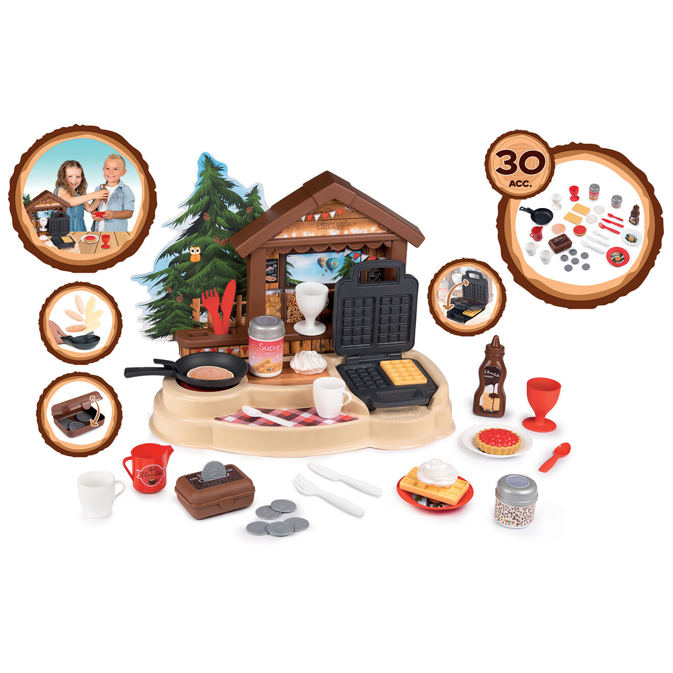 Smoby Chalet gourmand multicolore - 24x13x18.5 cm
