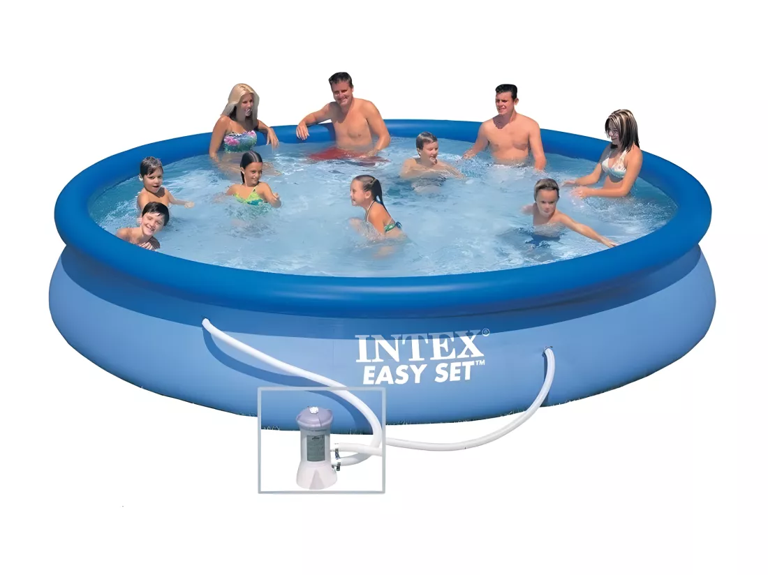Kit piscine autoportante Easy set - 4,57 m x 0,84 m - Intex