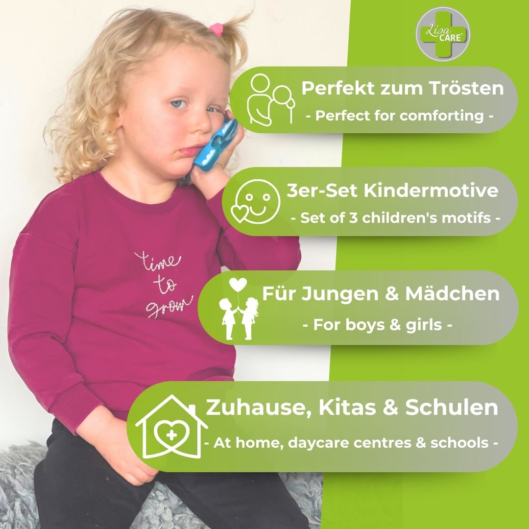Lisa Care Mehrfachkompressen Warm/Kalt - Kinderset