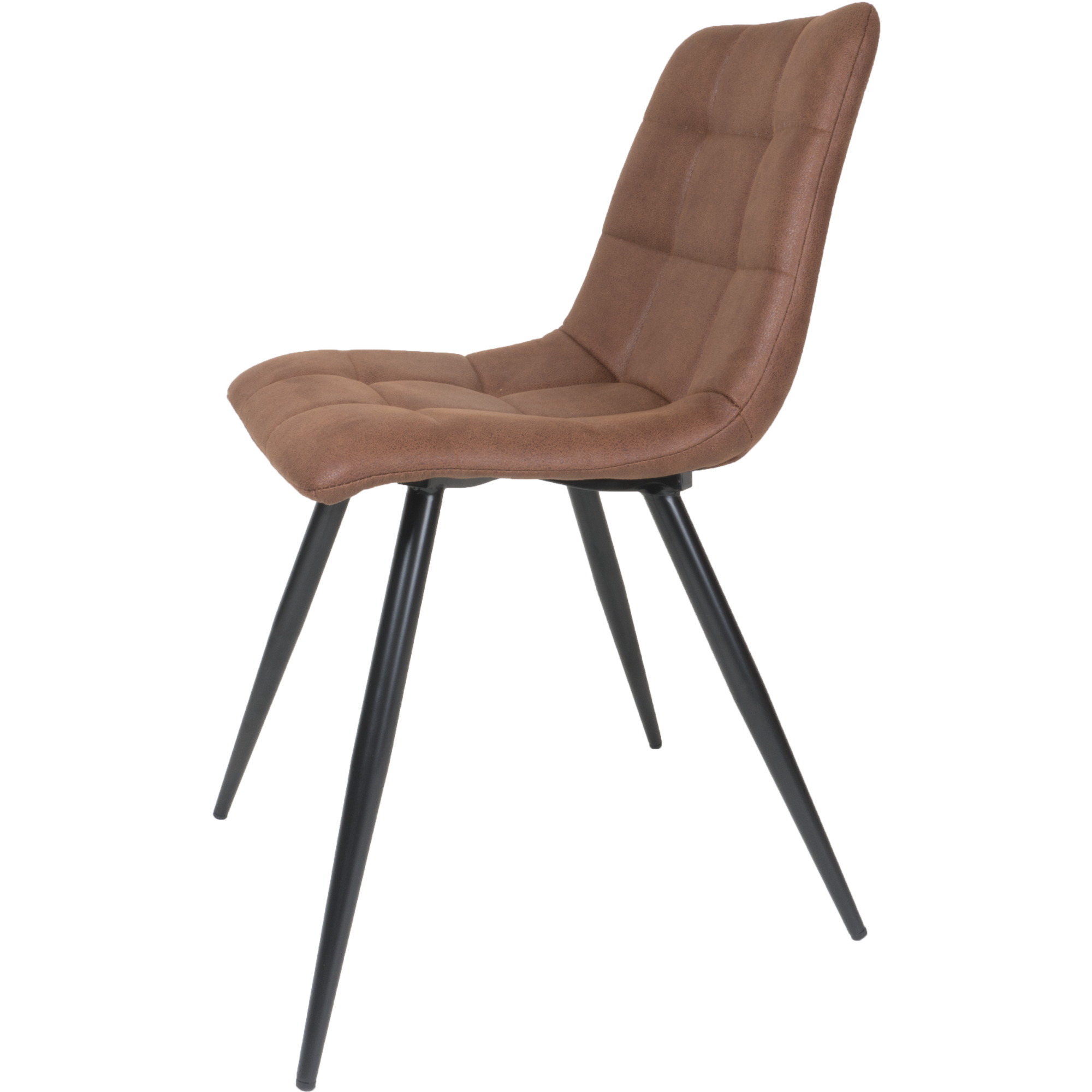 Eetkamerstoel Galgary - Microvezel Cognac
