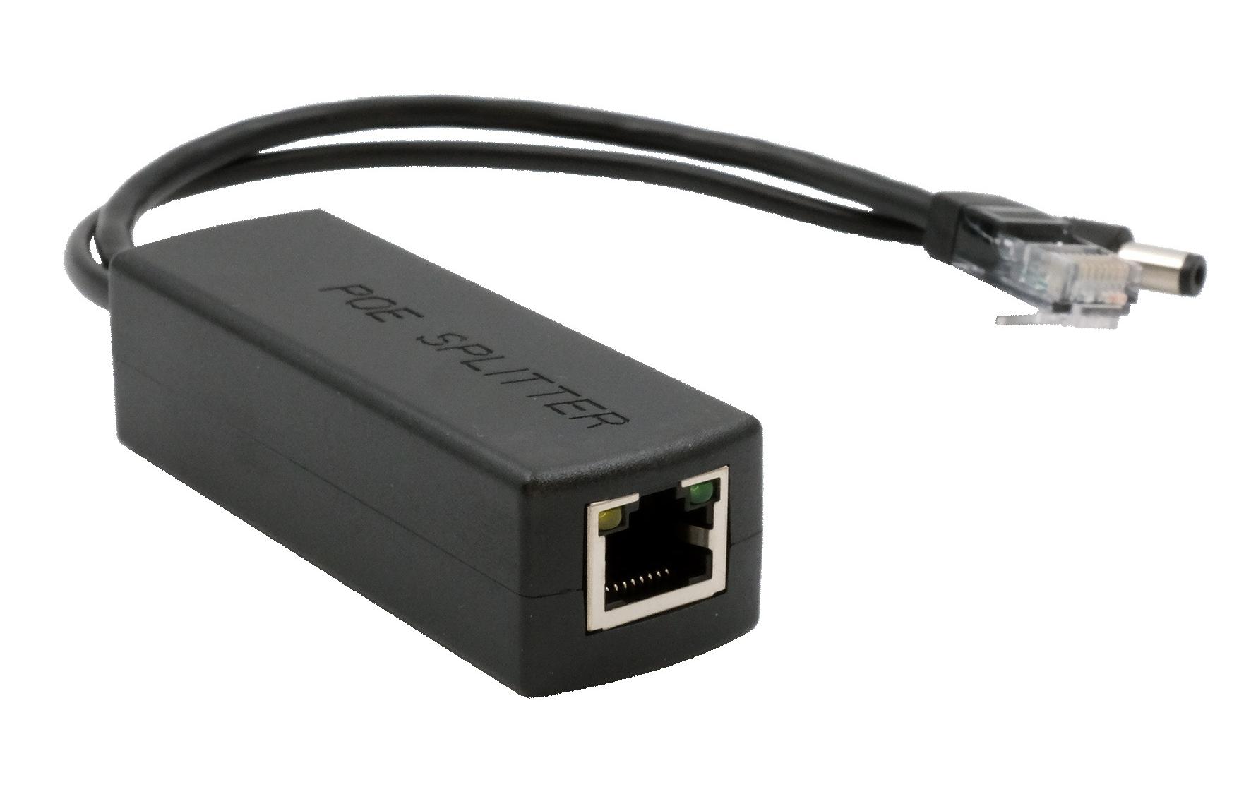 PoE Splitter EX-60320PoE+ Splitter, 10/100Mbps, 12VDC/21W
