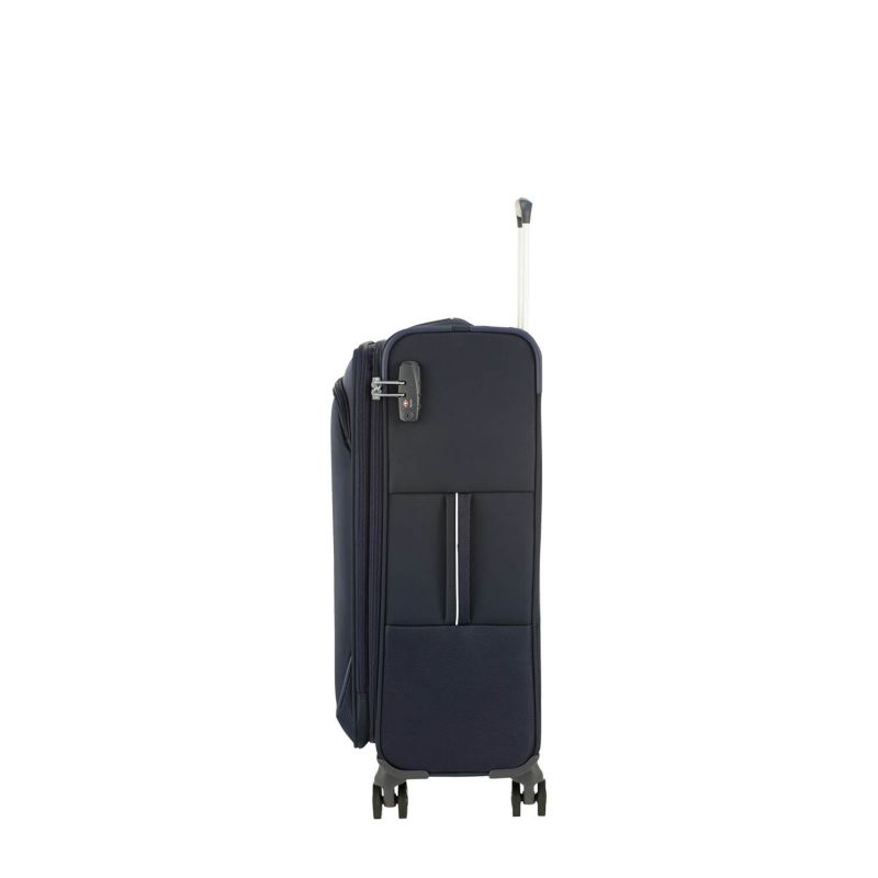 Valise souple extensible PopSoda 66 cm Bleu foncé