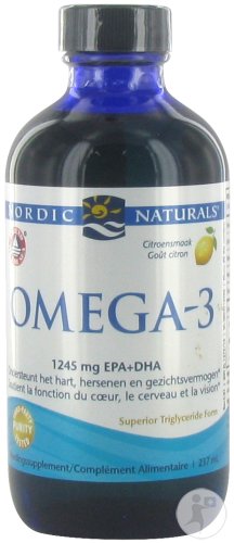 Nordic Naturals Omega-3 Huile Goût Citron Flacon 237ml