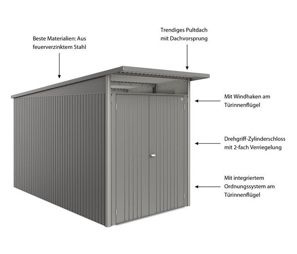 Biohort Metallgerätehaus AvantGarde ECO A4,