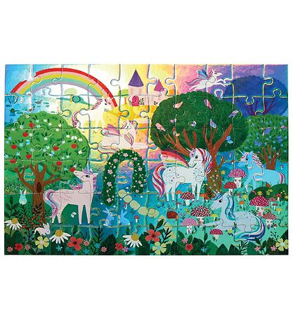 Crocodile Creek Puzzlespiel - 60 Teile - Funkelnd Unicorn