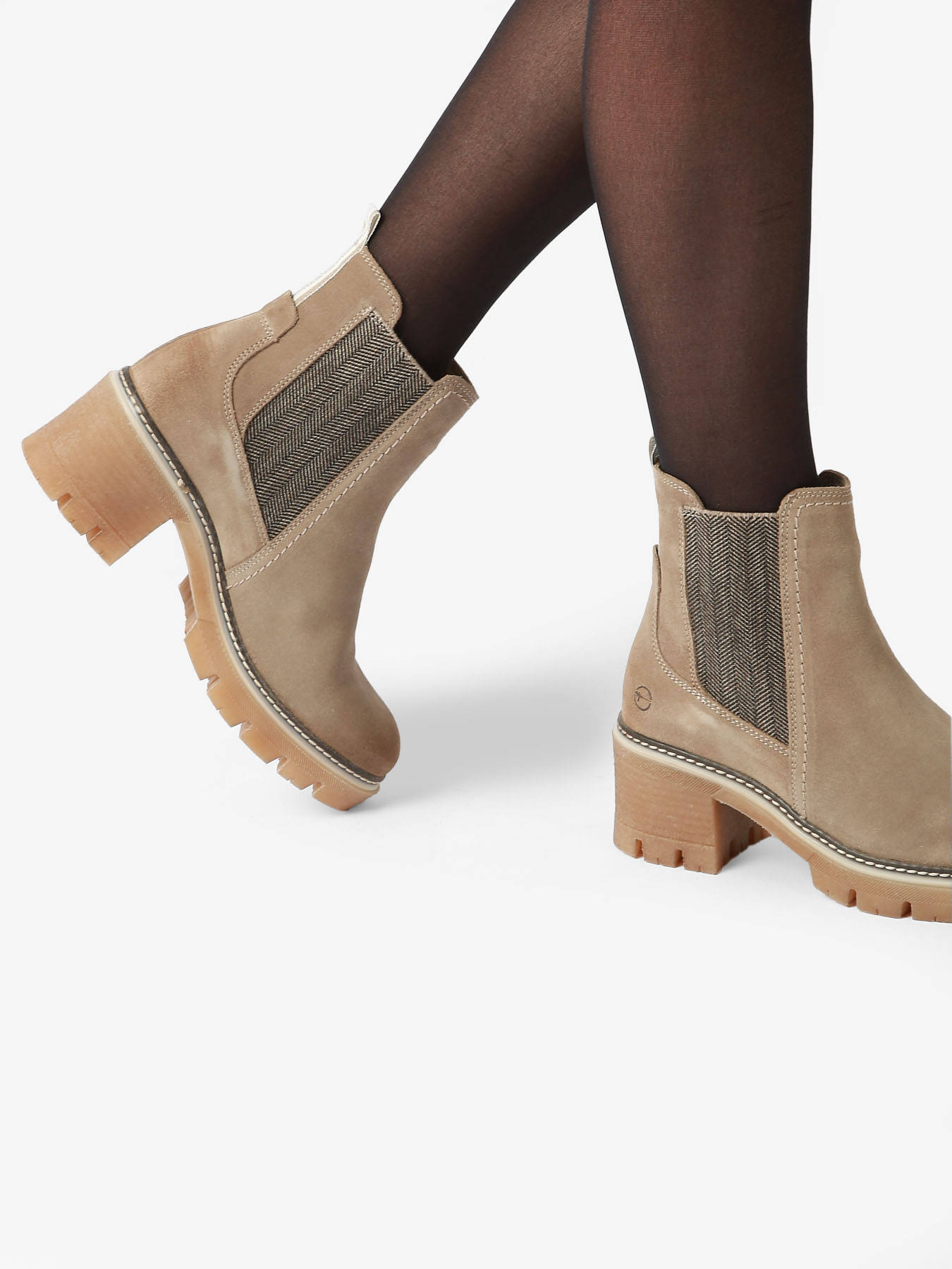Chelsea boots  talon en cuir TAMARIS