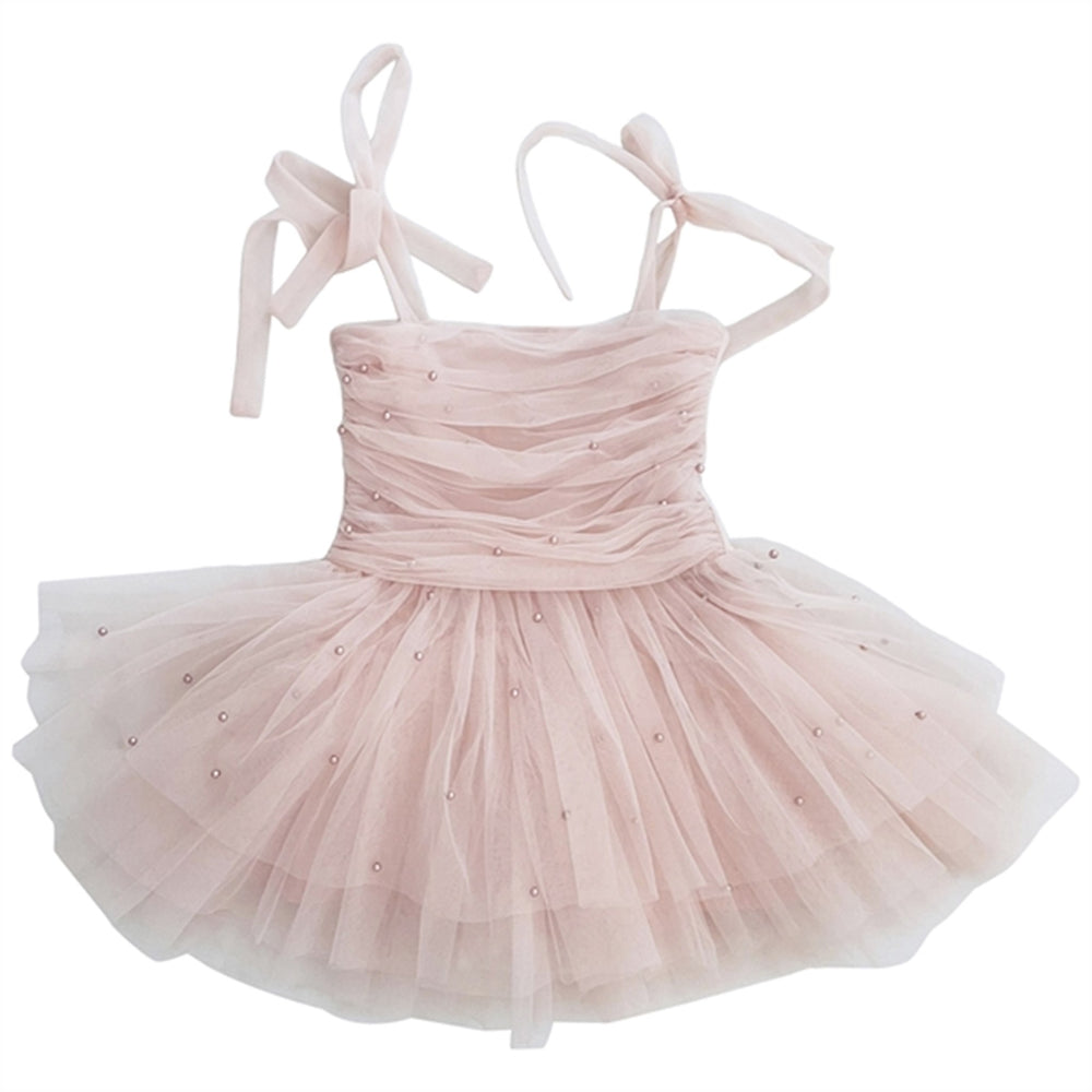 Pearl Tulle Ballerina Kjole Pink