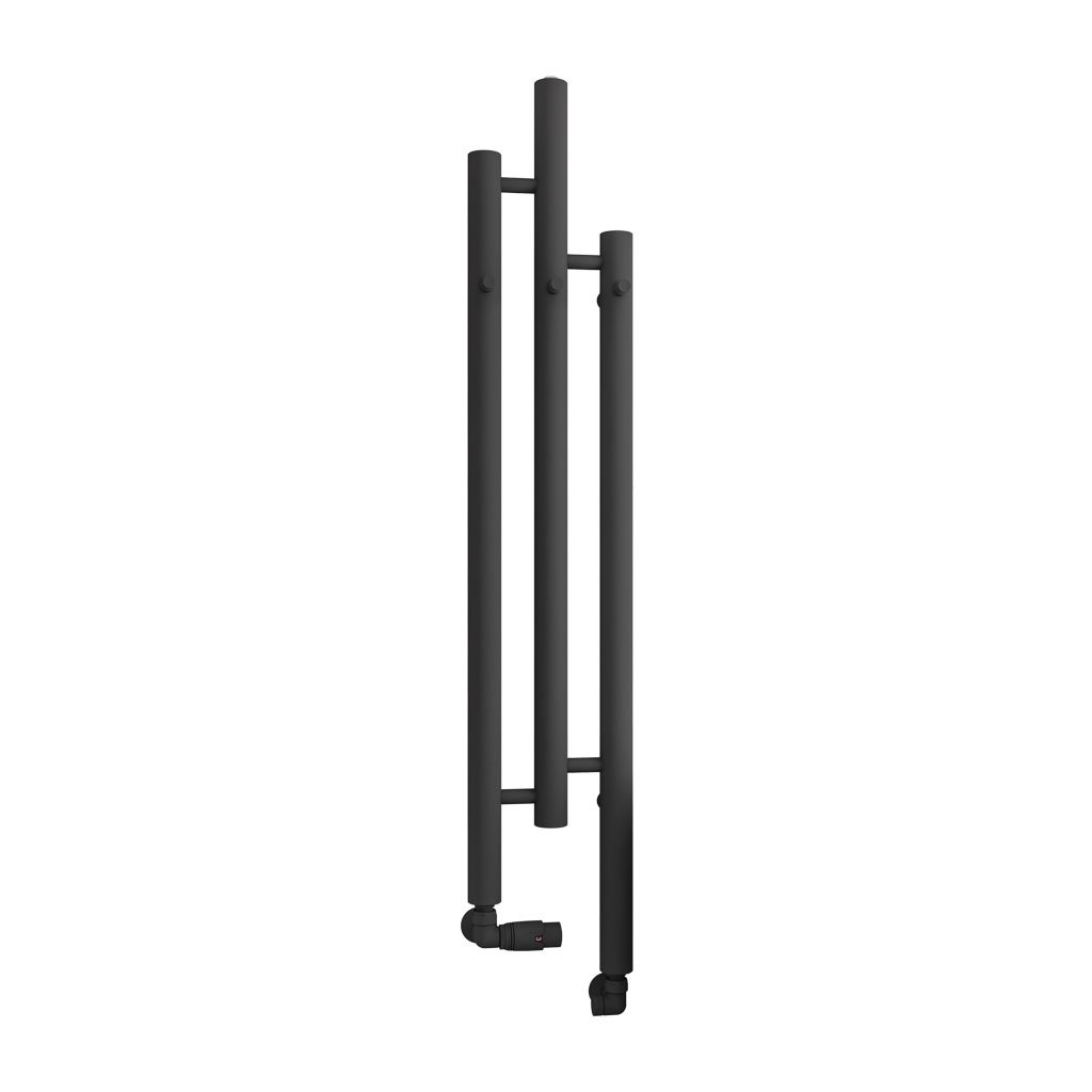 Eastbrook Portchester design radiator 22x120cm 275W antraciet mat