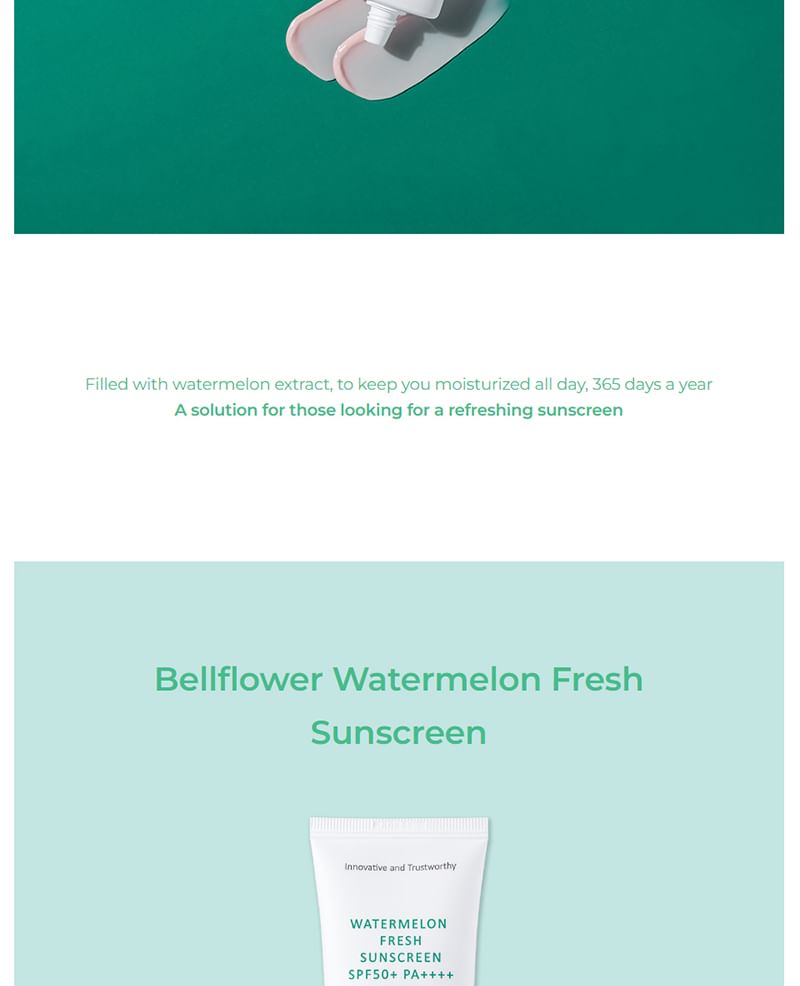 Bellflower - Watermeloen Verse Zonnebrandcrème
