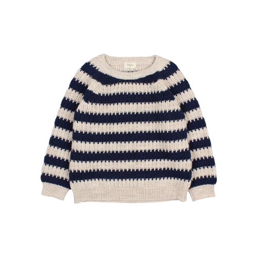 Strickpullover Stripes Navy