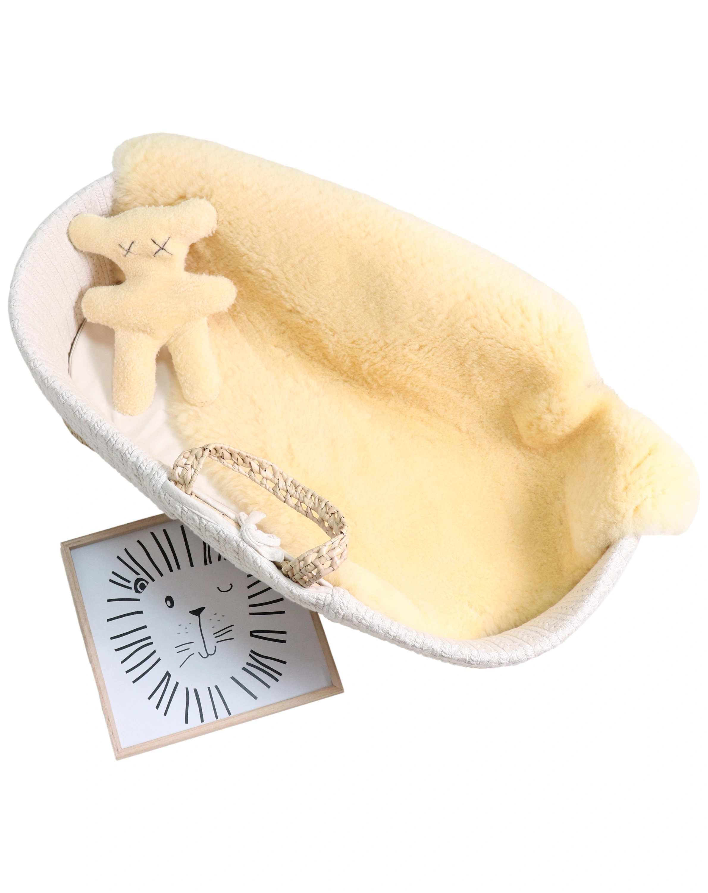 Baby-Lammfell MEDIZIN (85x50) in natur