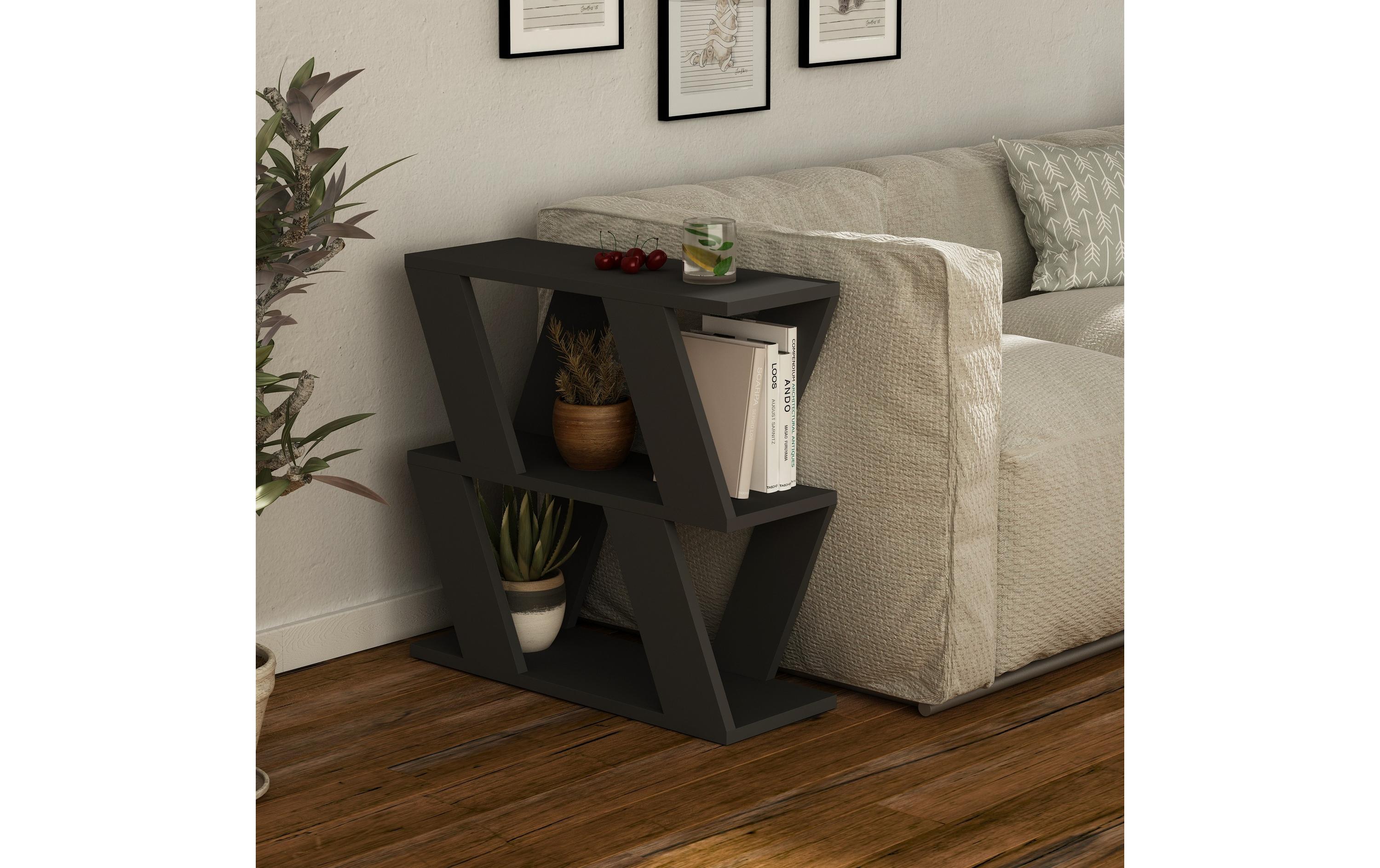 Regal Lazena 60 x 57 x 22 cm, AnthrazitBücherregal