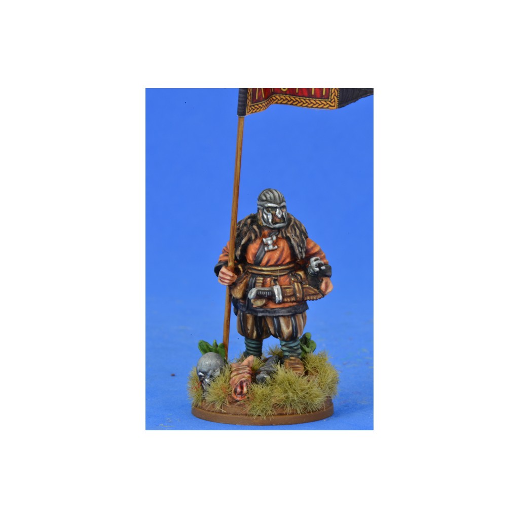 Saga - Bannière de Guerre Saxonne et Porteur