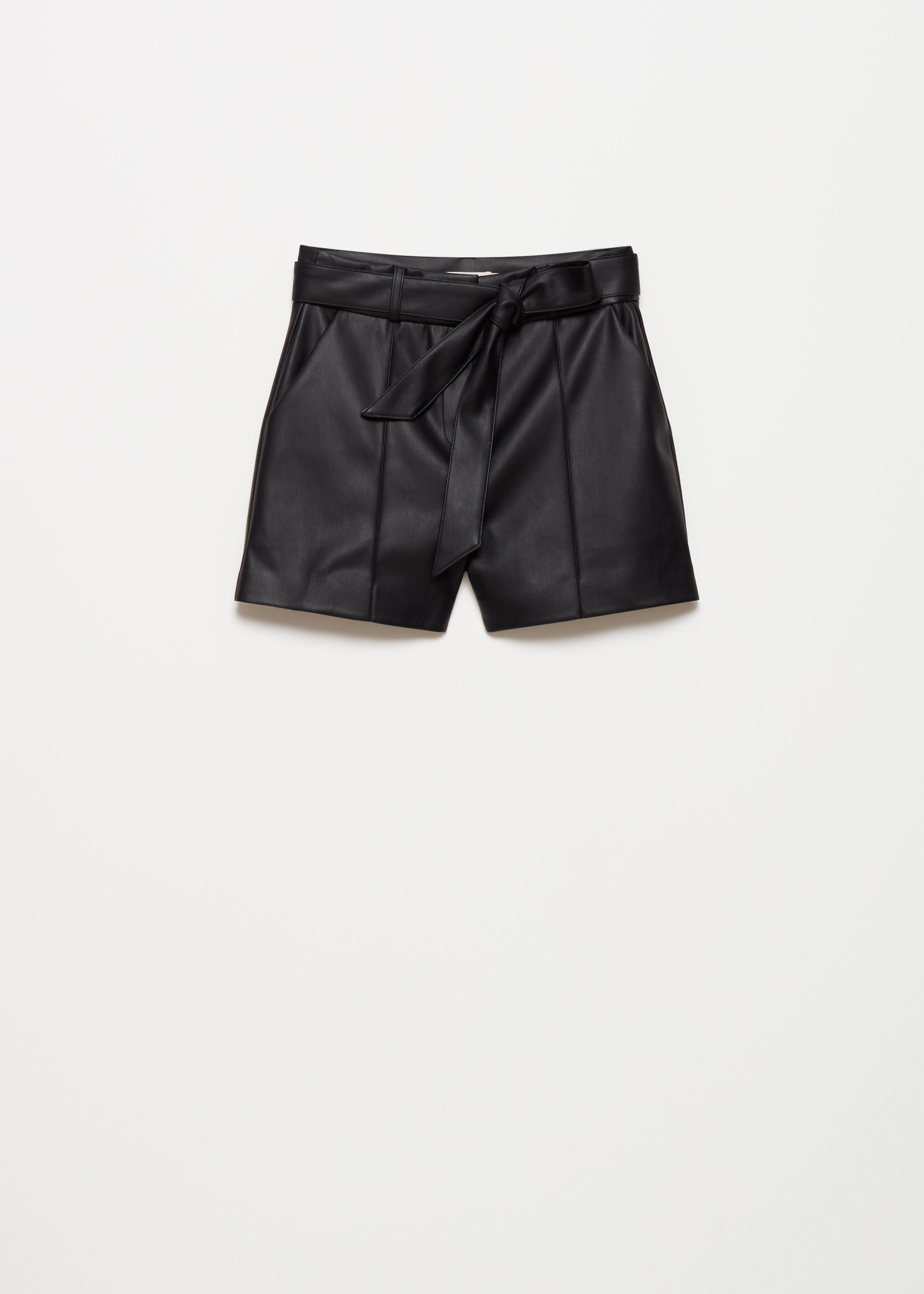Shorts van imitatieleer