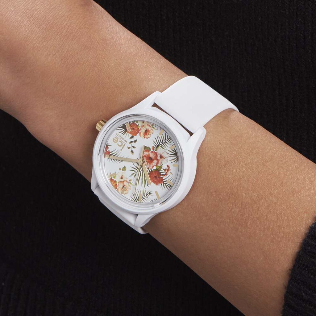 Montre Ice Watch Ice Solar Power Blanc