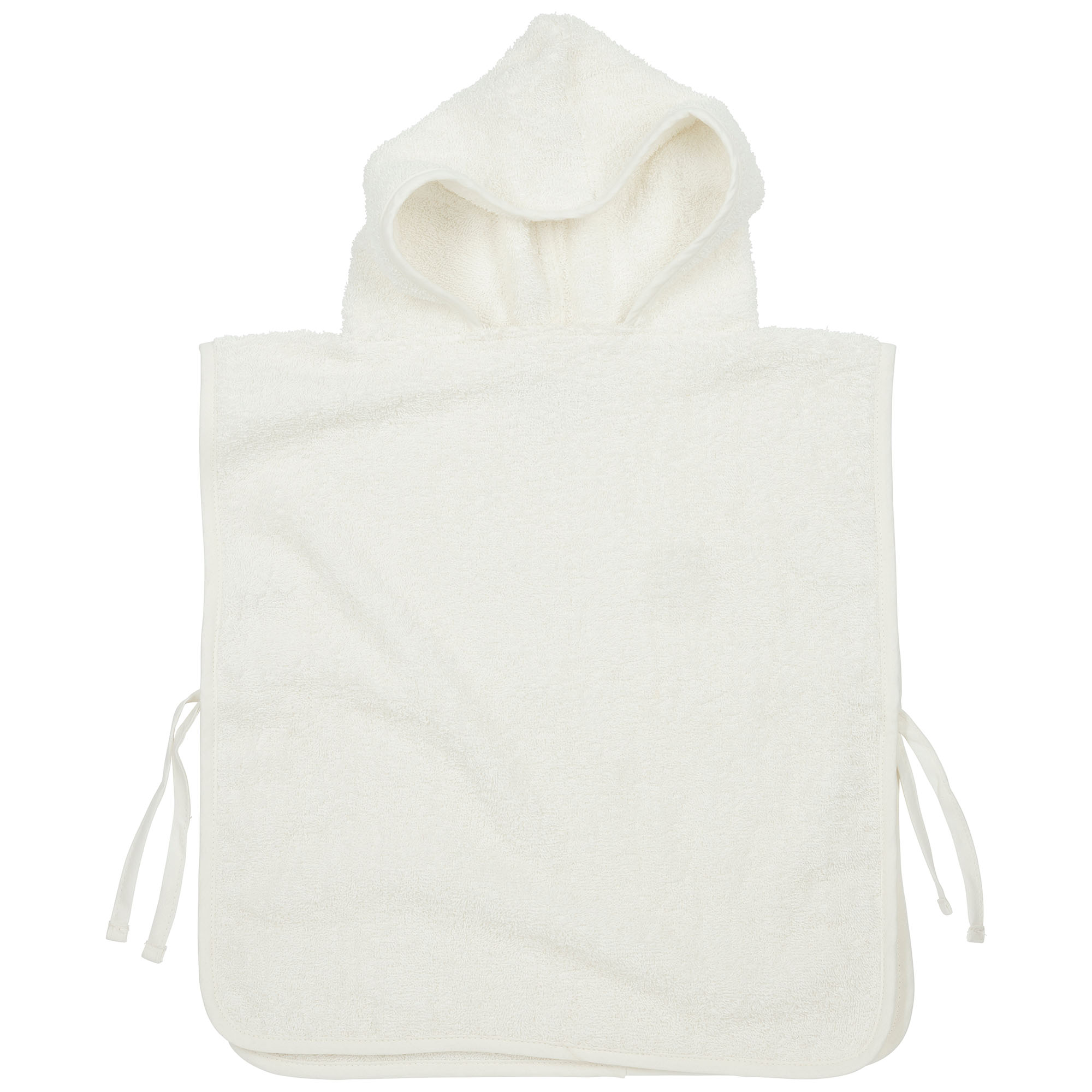 Meyco badponcho badstof wit