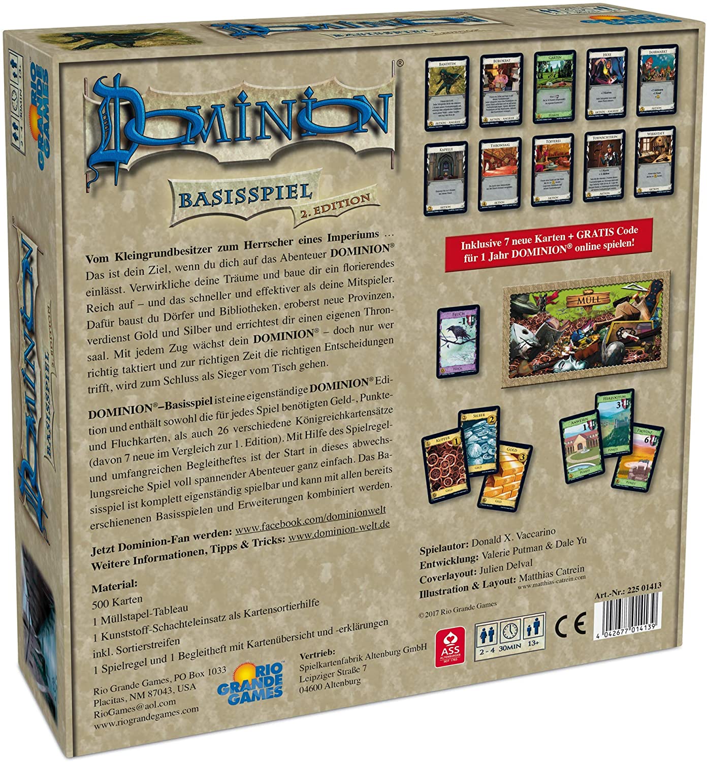 RGG - Dominion - Basisspiel (2.Edition) Gesellschaftsspiel Spiel