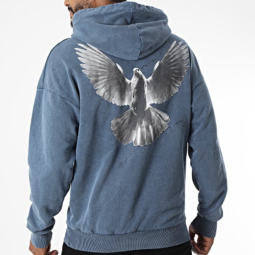 Sweat Capuche LL687 Bleu