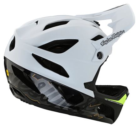 Casque Intégral Troy Lee Designs Stage Signature Blanc