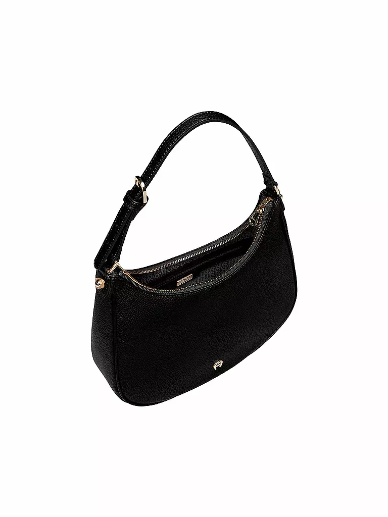 AIGNER Ledertasche - Hobo Bag DIADORA Medium schwarz