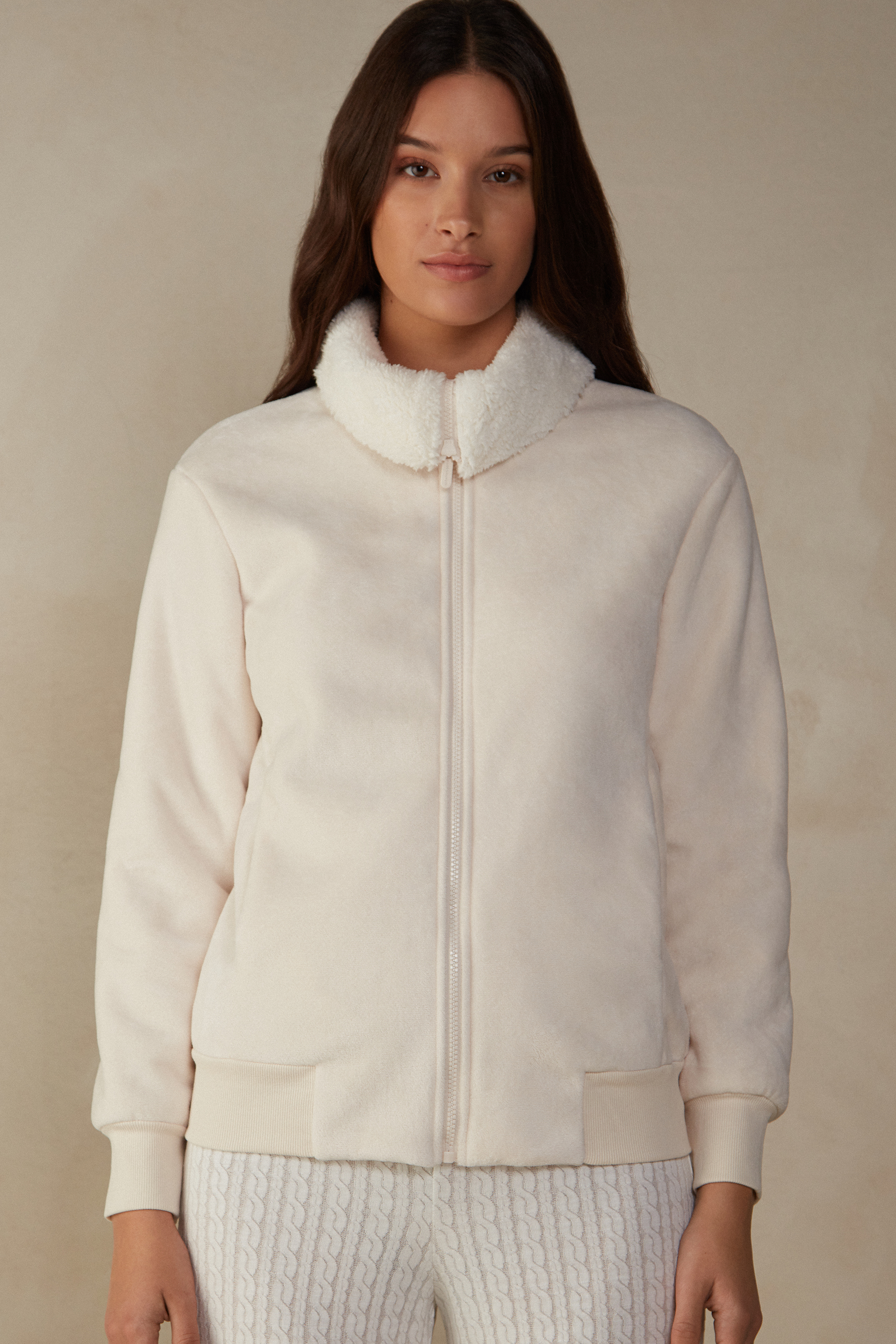 Jaqueta bomber de lã Lady from the Mountains
