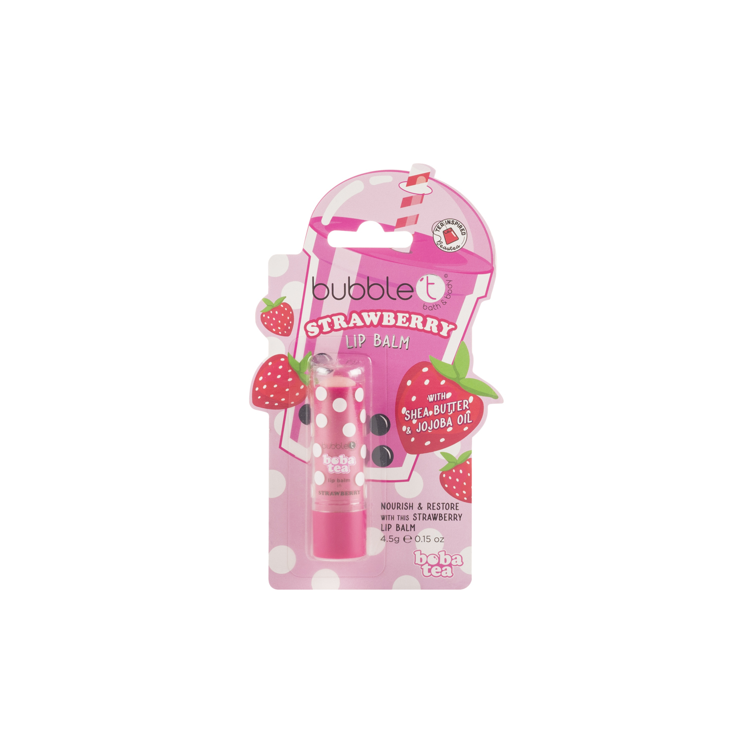 BubbleT Boba Tea Strawberry Lip Balm