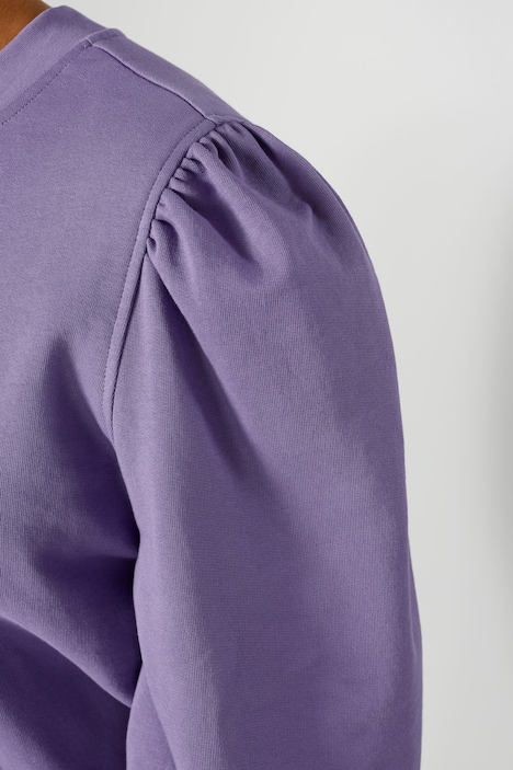 Sweatshirt, Regular Fit, Rundhals, weite Puffärmel