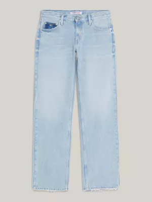 Calça jeans reta de cintura baixa Sophie da Archive