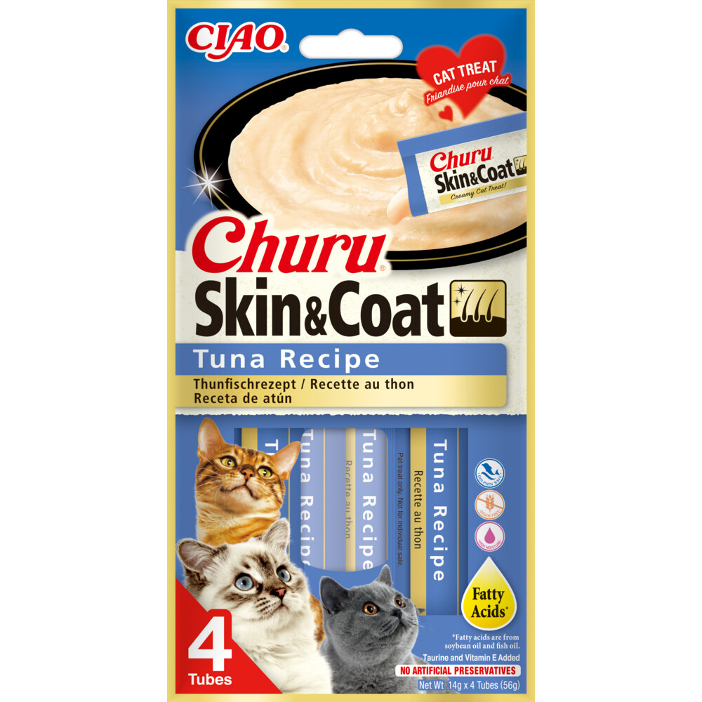 Ciao Churu Kat Huid & Vacht Tonijn56 gr