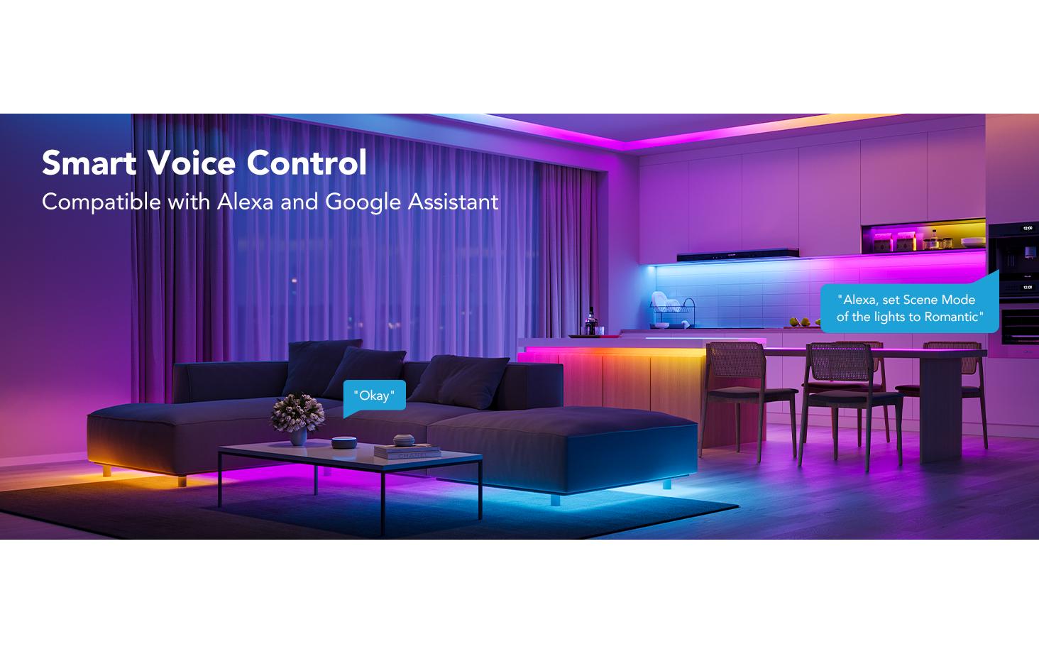 LED Stripe Basic, 10 m, RGBIC, Wi-Fi + BluetoothLED-Lichtleisten