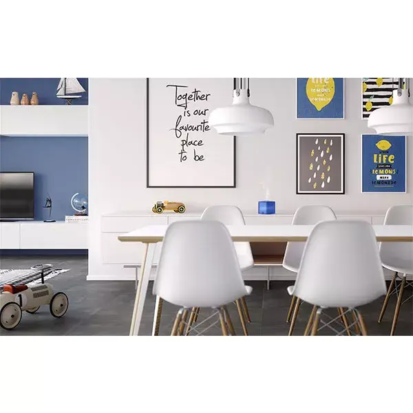 Pranarom Diffuseur d'huiles essentielles Cube Bleu Design 20m2