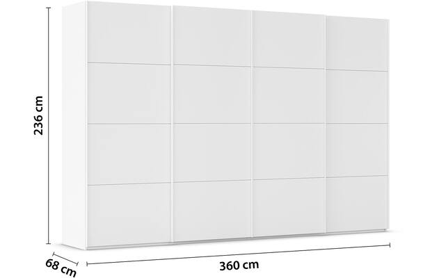 Kledingkast Finca Mat Glas