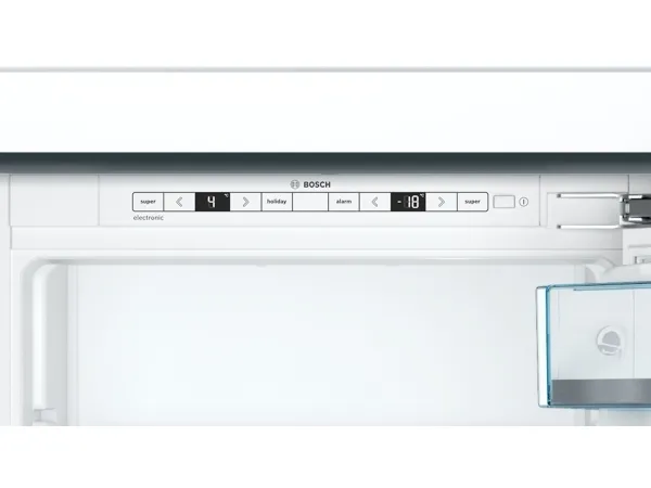 Bosch Serie | 6 KIS87AFE0 - Køleskab/fryser - bund-fryser - til indbygning - niche - bredde: 56 cm - dybde: 55 cm - højde: 177.5 cm - 272 liter - Klasse E - Fladhængsel