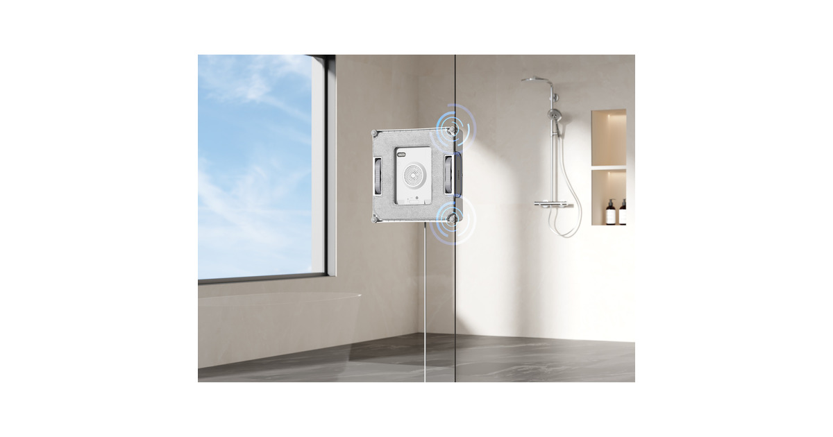 ECOVACSWINBOT W2 PRO OMNI raamreiniger  (Wit, 126 watt, met draagbaar dockingstation)