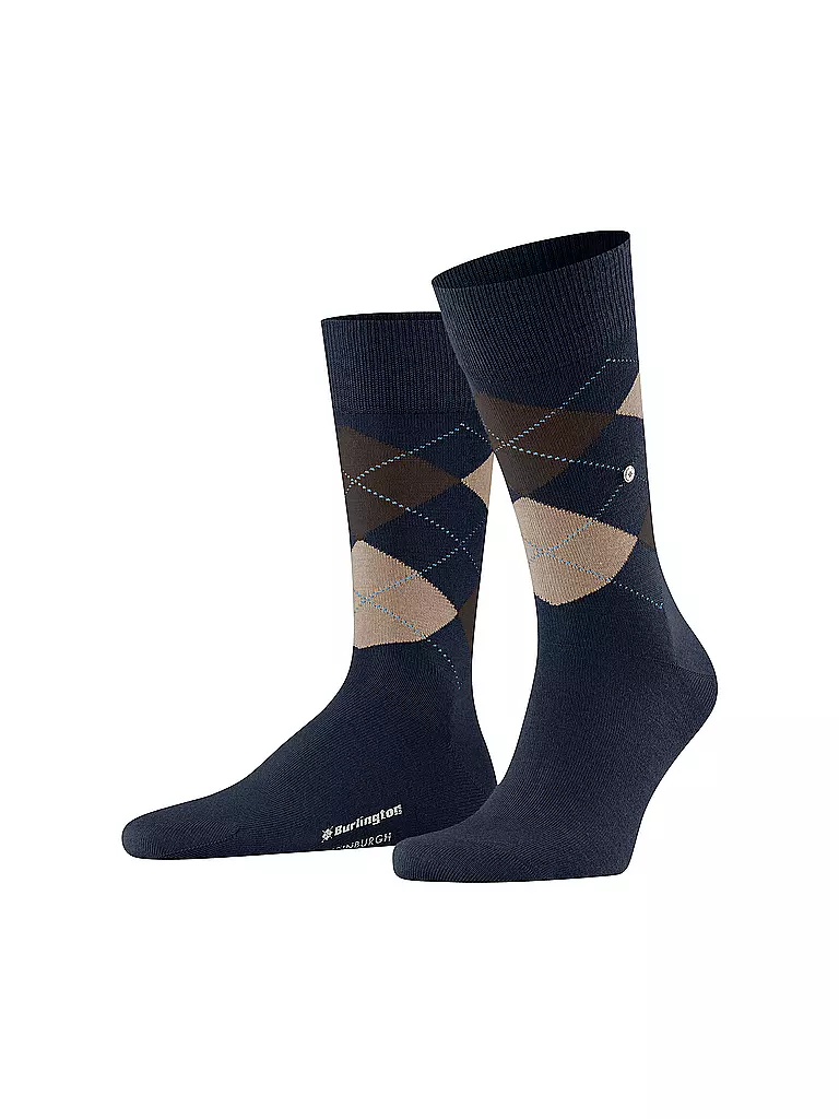 BURLINGTON Herren Socken EDINBURGH 40-46 marine dunkelblau