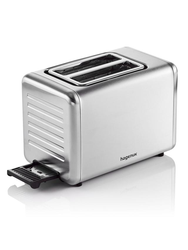 Toaster mit Cool-Touch Edelstahlgehäuse und LED-Display