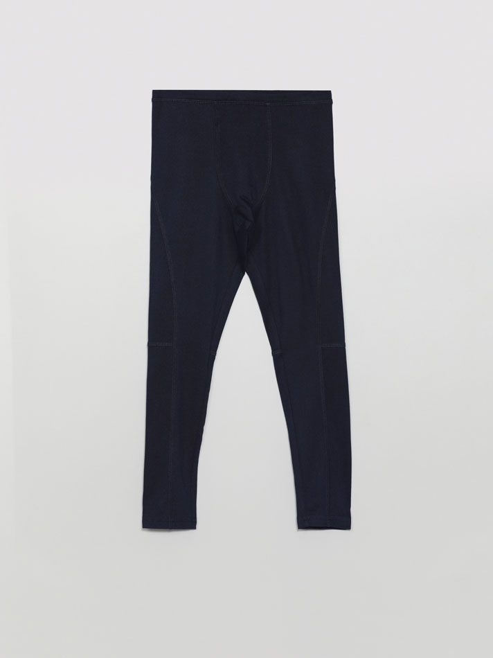 Conjunto de 2 calças térmicas esportivas compridas - Azul Marinho Escuro