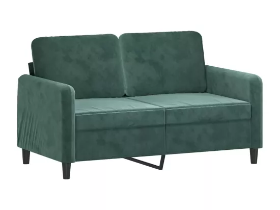 Ensemble de canapés 3 pcs vert foncé velours