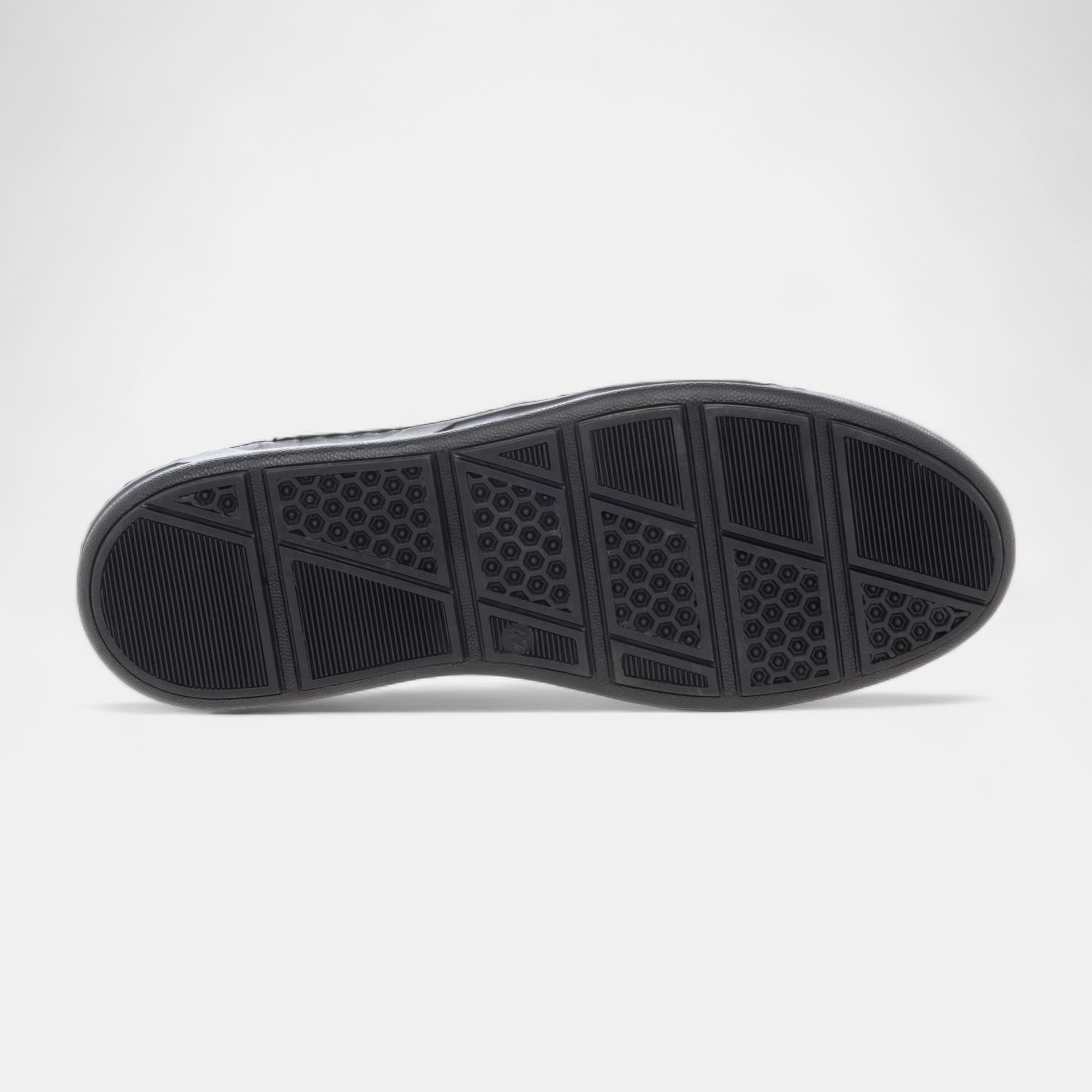 Baskets basses Homme en cuir noir