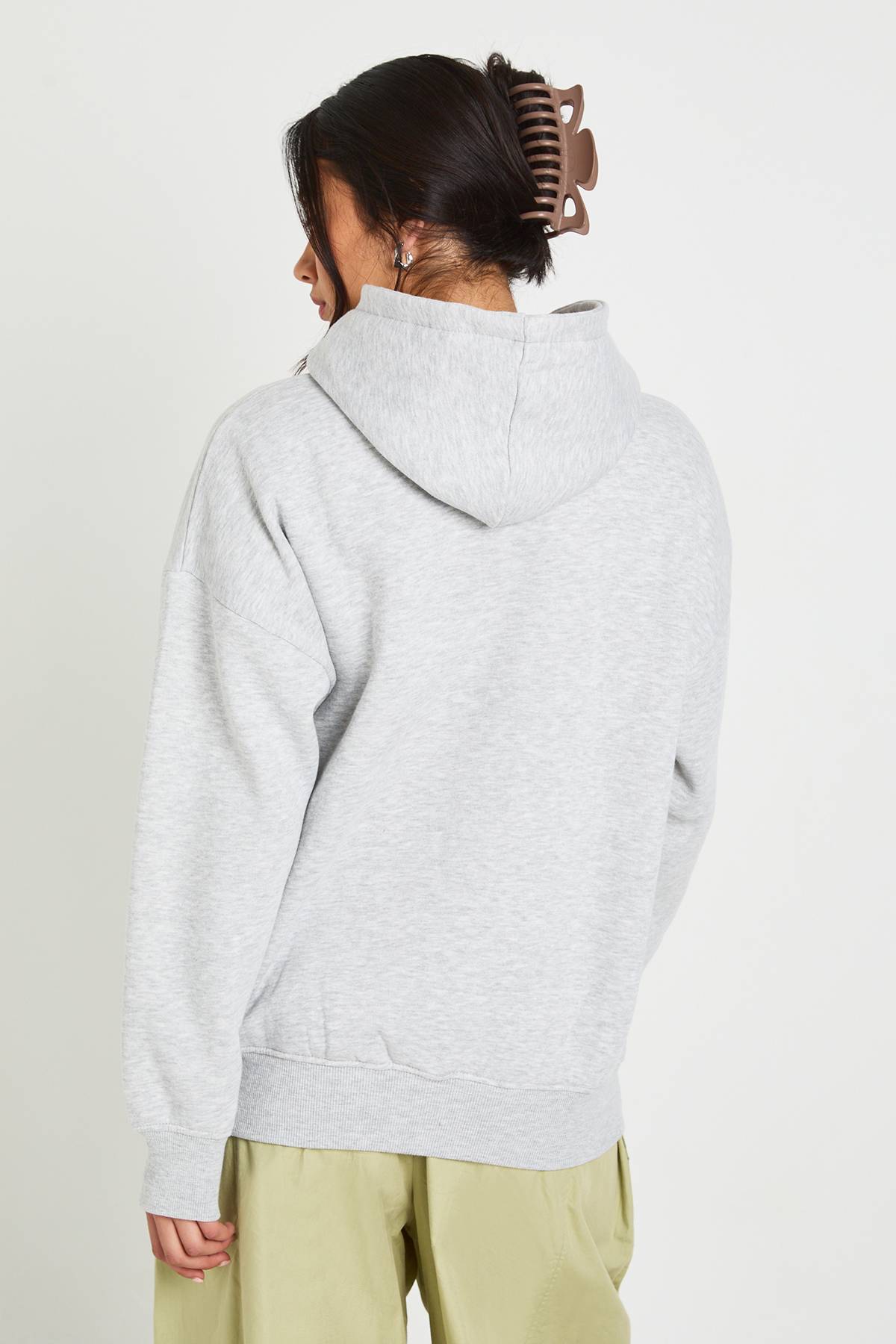 boohoo Sweat À Casynthétiqueche Oversize Imprimé Graphique Effet Vieilli