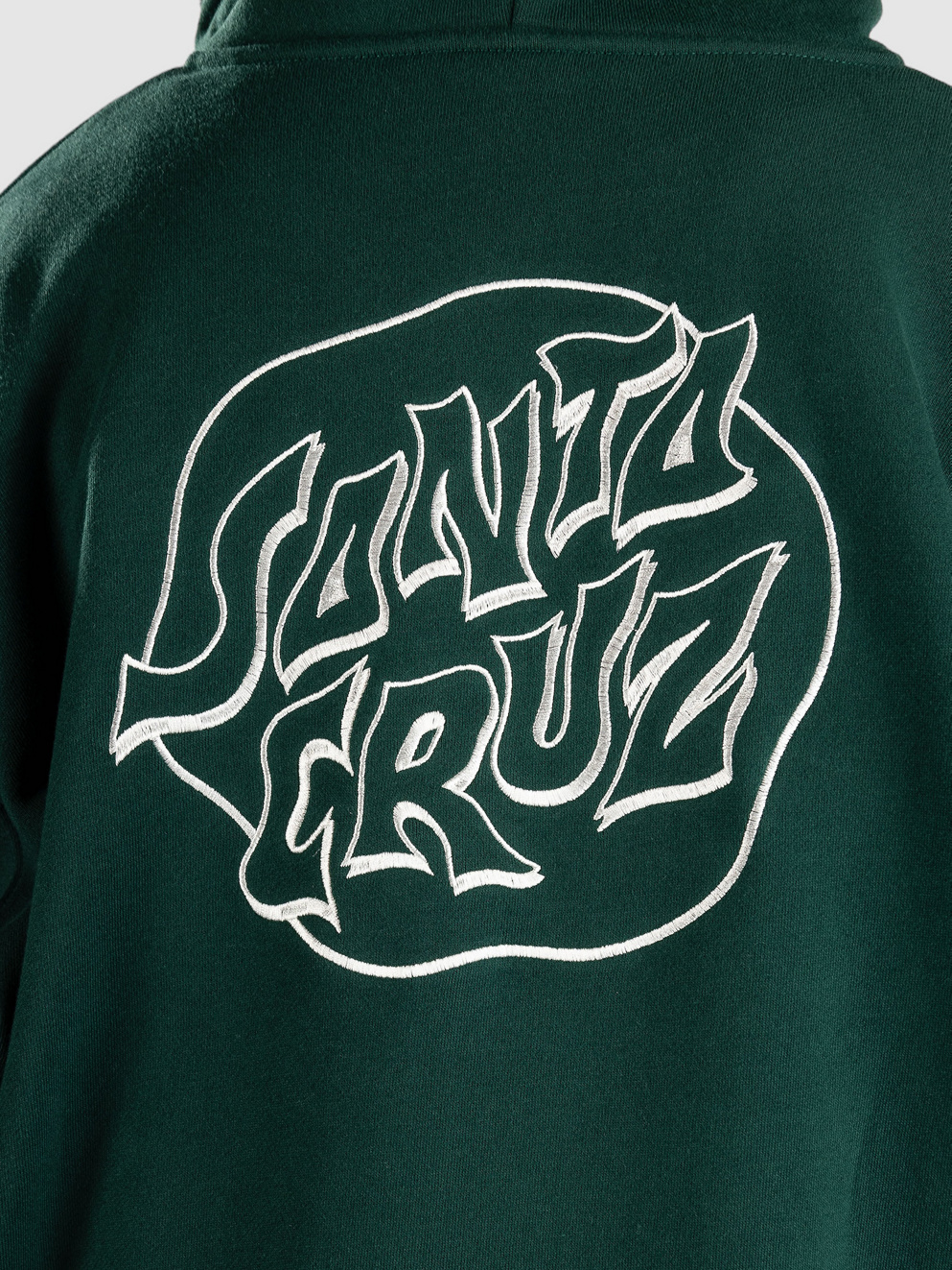 Santa Cruz Fever Dream Dot Zip Hoodie emerald