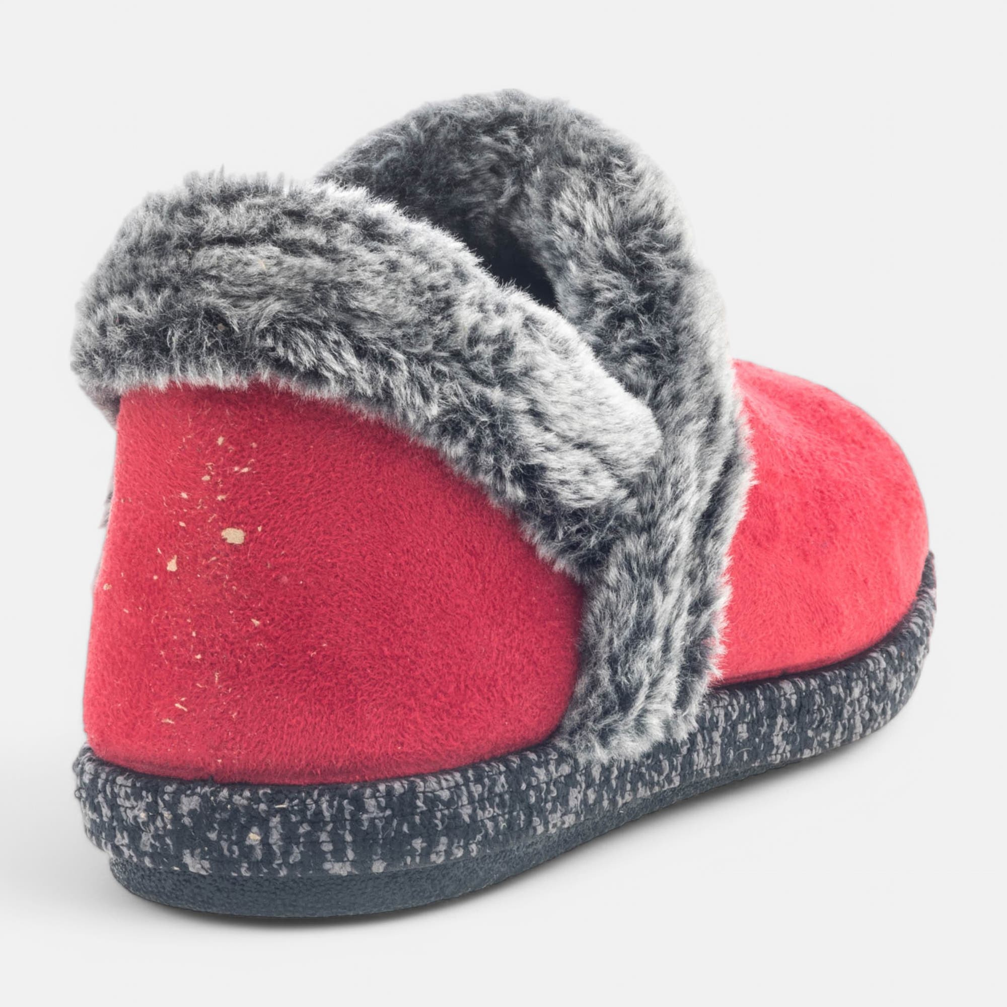 Pantoufles pieds sensibles Femme rouge