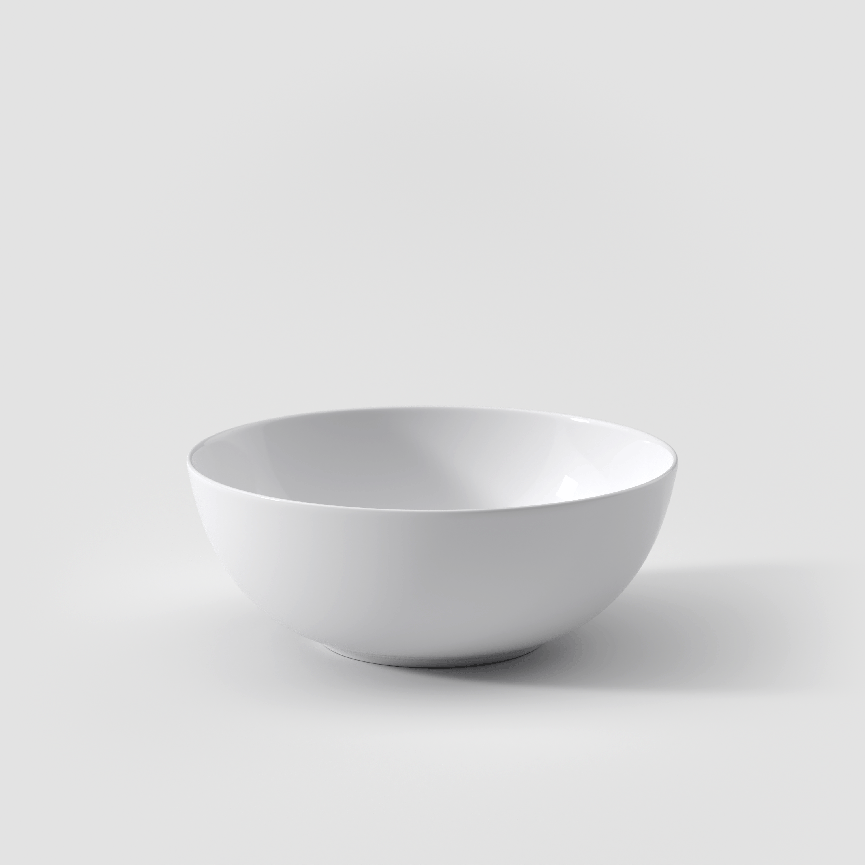 Anmut Salad serving bowl White, 50.8 oz, Premium Bone Porcelain