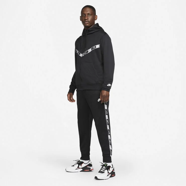 Nike Sportswear Repeat hættetrøje Sort