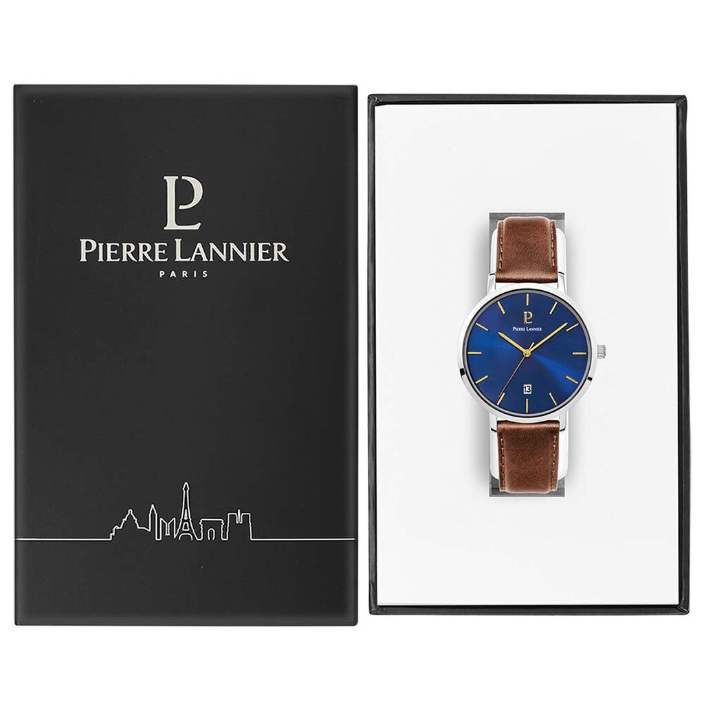 Montre Lannier Collection Echo Acier Argenté