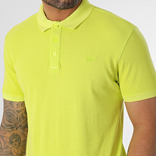 Polo Manches Courtes 002 Vert Fluo