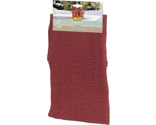 Jute zak FloraSelf 1x0,7 m rood