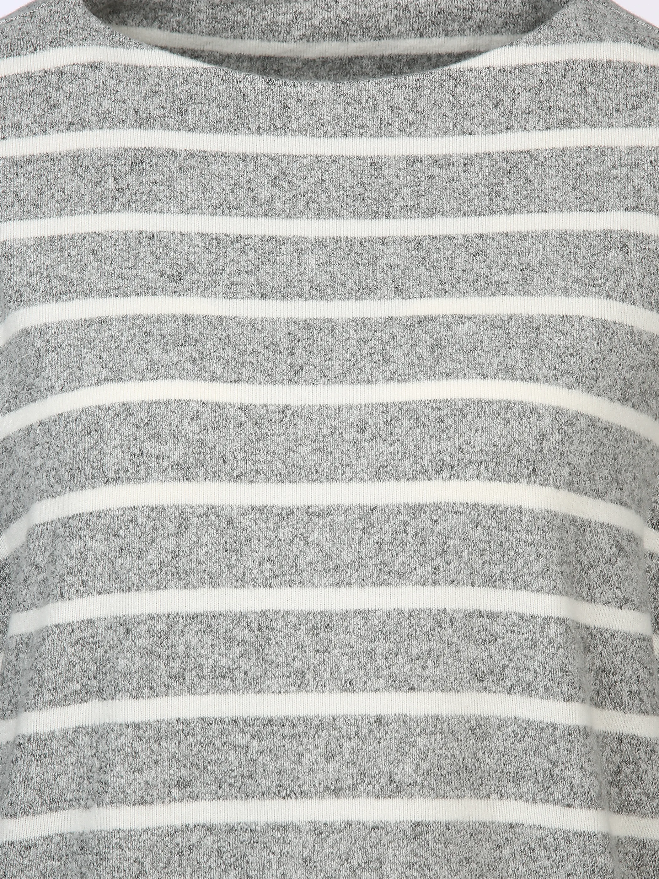Damen Flauschshirt mit Streifen