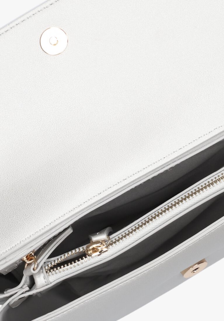 VALENTINO BAGS zilveren valentino bags schoudertas bigs satchel
