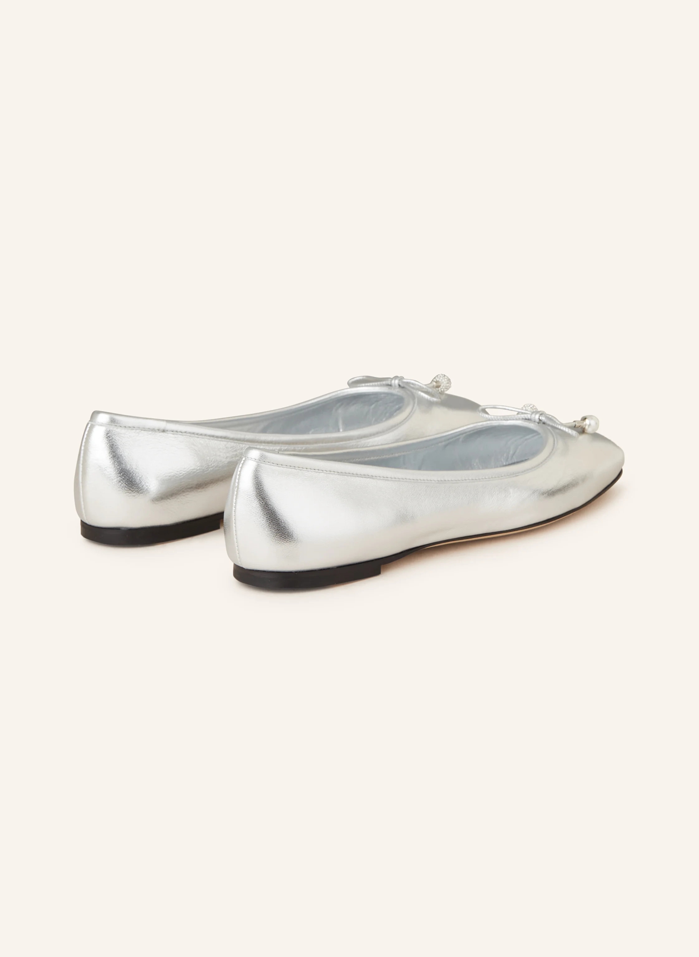 JIMMY CHOO Ballerinas ELME mit Schmucksteinen und Perlen